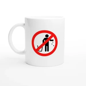 No Littering Mug