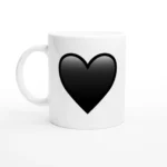 Black Heart Mug