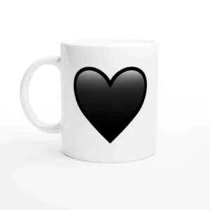 Black Heart Mug
