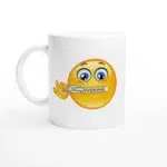 Lips Are Sealed Emoji Mug