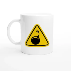 Warning: Explosives Mug