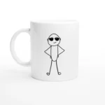 Stickman in Black Stick Mug