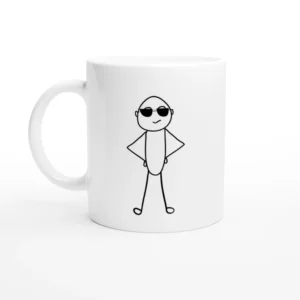 Stickman in Black Stick Mug