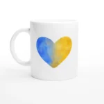 Ukraine Heart Mug