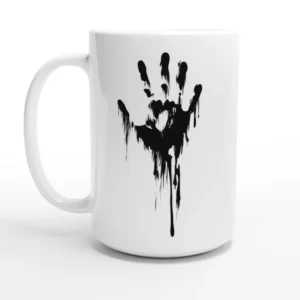 Waving Hello (Black) Mug