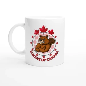 Elbows Up Canada Mug