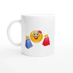 Shopping Lady Emoji Mug