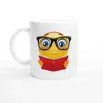 Bookworm Emoji Mug