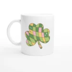 Plaid Leaf Clover Mug