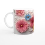 Pink, Blue and a Little Yellow - Mug