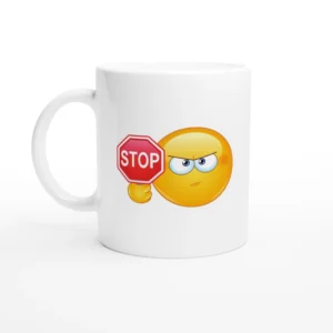 Stop Emoji Mug