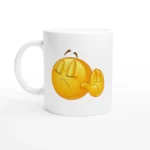 Talk to the Hand Emoji Mug
