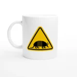 Caution: Armadillo Crossing Mug
