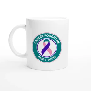 Cancer Fought Me #12 Mug