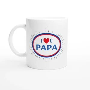 I Love U Papa Mug