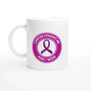Cancer Fought Me #3 Mug