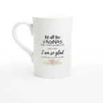 I Am So Glad Porcelain Slim Mug