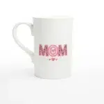 Mom Heart Porcelain Slim Mug