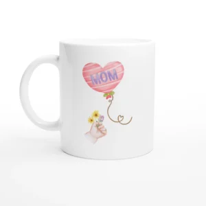 Mom Heart Balloon Mug