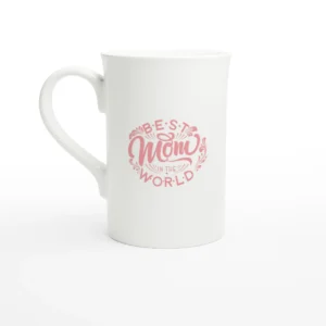 Best Mom in The World Porcelain Slim Mug