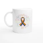 Rainbow Ribbon Mug