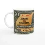 Canadian Money Mug $50 - 1937