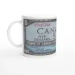 Canadian Money Mug $5 - 1954