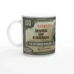 Canadian Money Mug $100 - 1937