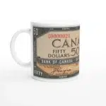 Canadian Money Mug $50 - 1954