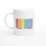 Rainbow Pride Barcode Mug