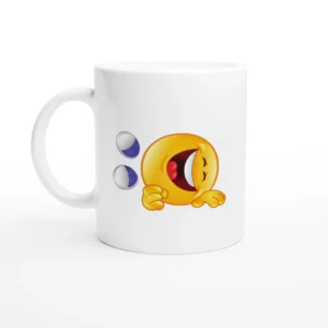 Fall Down Laughing Emoji Mug