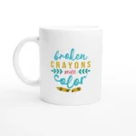 Broken Crayons Mug