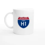 Hawaii Interstate 1 Mug