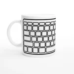White Keyboard Mug