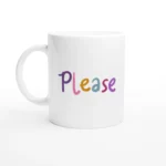 Please Word Mug