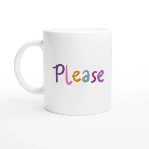 Please Word Mug