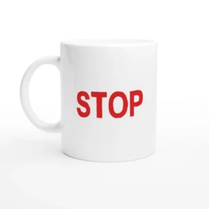 STOP Word Mug