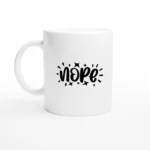nope Word Mug