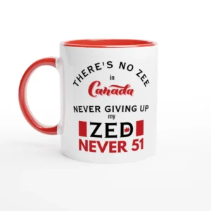 Zed Canadian Mug