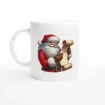 Santa Checking It Twice Mug