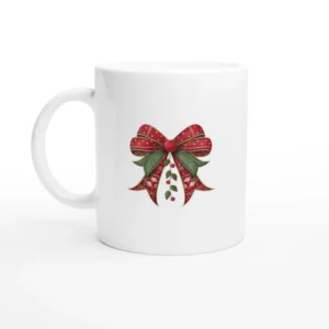 Red Ribbon Mug