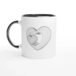 Wire Hearts - Red, Black or Pink