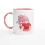 Valentine Love Gnome Ceramic Mug
