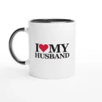 I Love My Husband Ceramic Mug