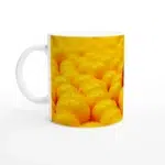 AI Fantasy Art Mug - Vivid Geometrical Design on 11oz Ceramic Cup