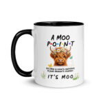 A Moo Point Highland Cow Ceramic Mug