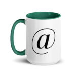The @ Coffee Mug with Color