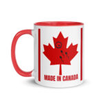 "Made In Canada" Funny Conception Two-Tone Ceramic Coffee Mug