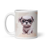 Guard Dog – White Glossy Ceramic Coffee Gift Mug