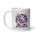 Have a Cow – White Glossy Ceramic Coffee Gift Mug